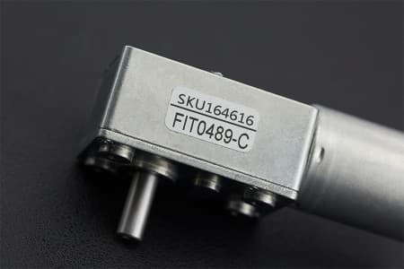 Turbo Metal Gear Worm Motor 6V 40RPM — image 1