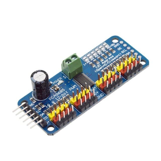 16-Channel 12-bit PWM/Servo Driver – I2C interface – PCA9685 Module — image 1