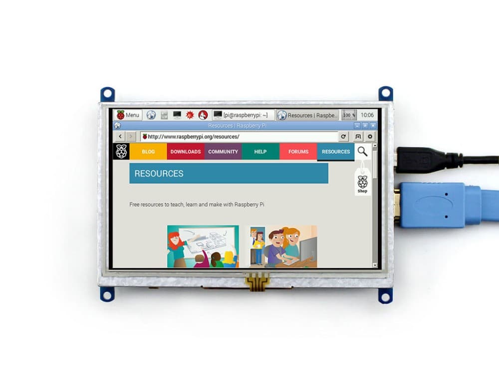 7 inch LCD HDMI Touch Screen Display 1024 * 600 — image 1