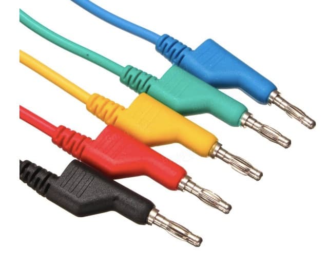 1pcs Cable Banana-Crocodile 100 cm — image 1