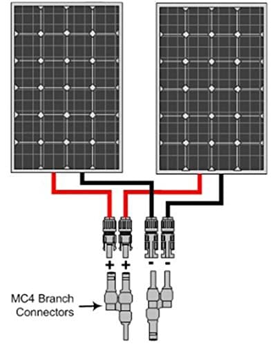 Panel Cable MC4-T Branch Plug Connectors — image 1