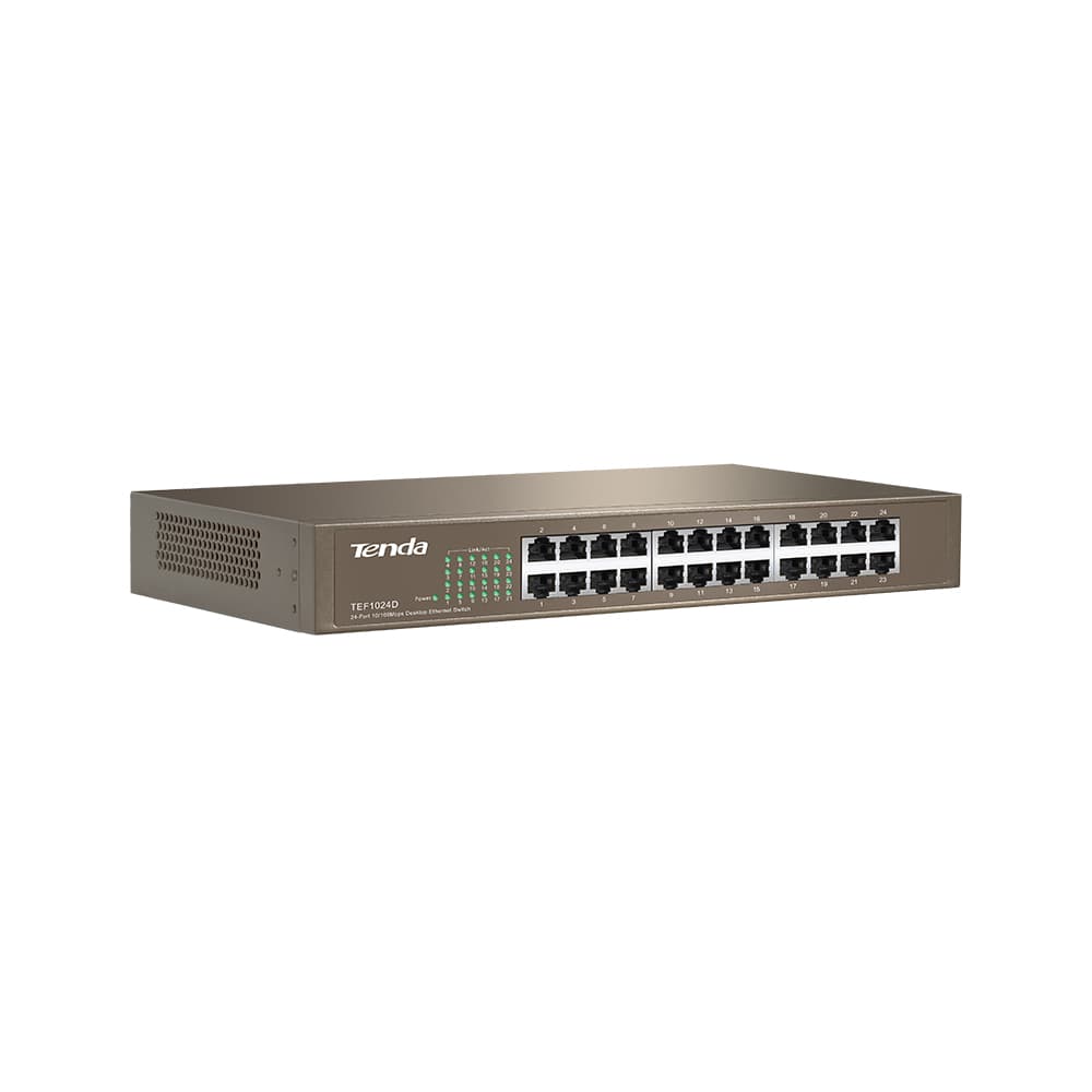 Tenda 24-Port TEF1024D Ethernet 10/100Mbps Switch — image 1