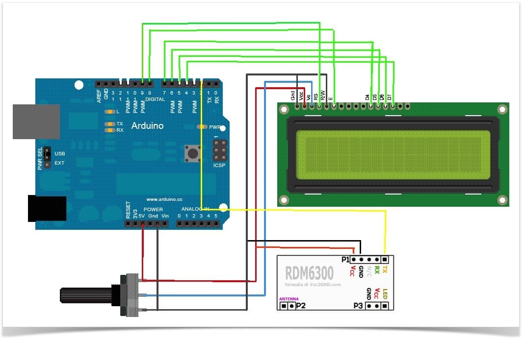 125 kHz RFID UART reader module RDM6300 — image 1