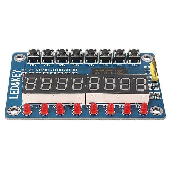 8-Bit Digital LED Tube 8-Bit TM1638 8 Key Display Module For AVR Arduino W — image 1