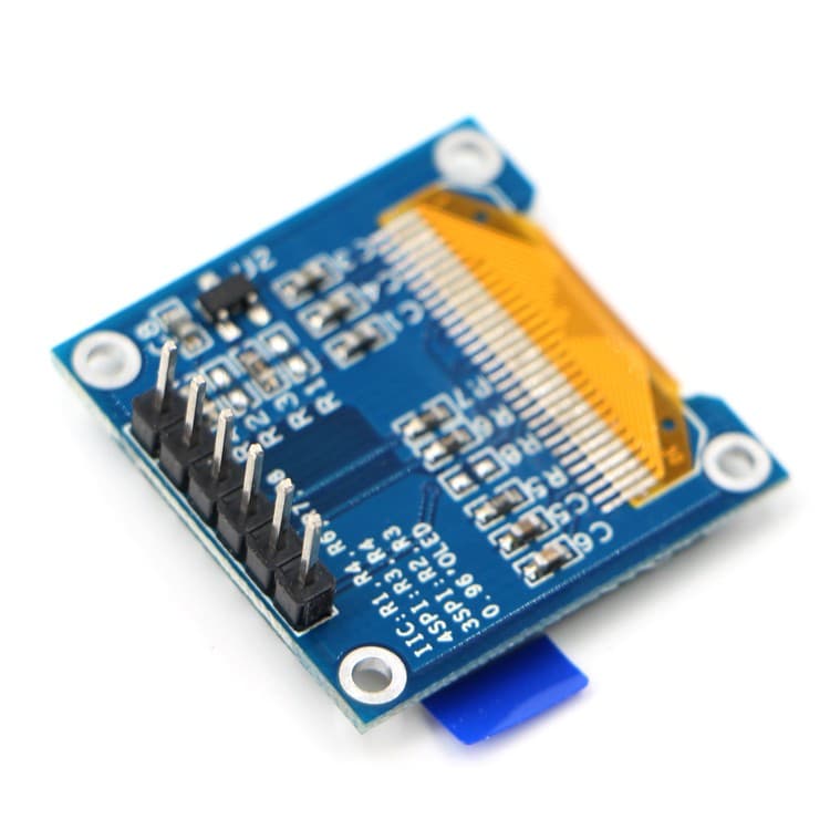 0.96inch OLED Display Module - SPI/I2C - 128x64 - 7Pin — image 1