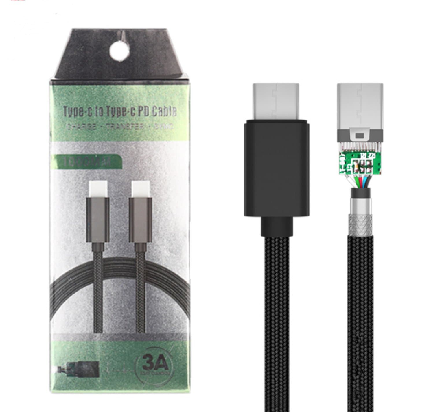 20V 3A 60W Type-c to Type-C PD fast charge cable 1M — image 1
