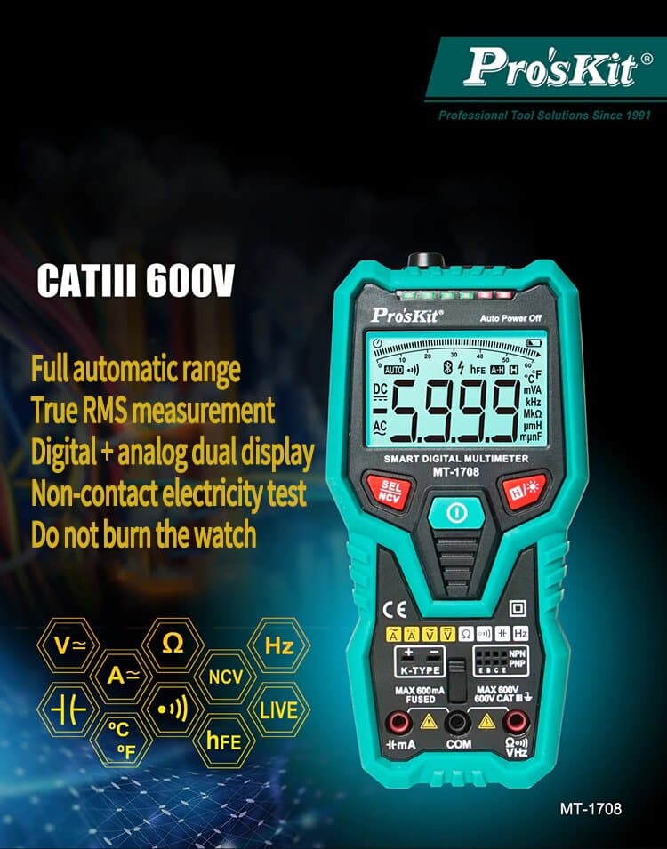 Digital Multimeter MT-1708 — image 1