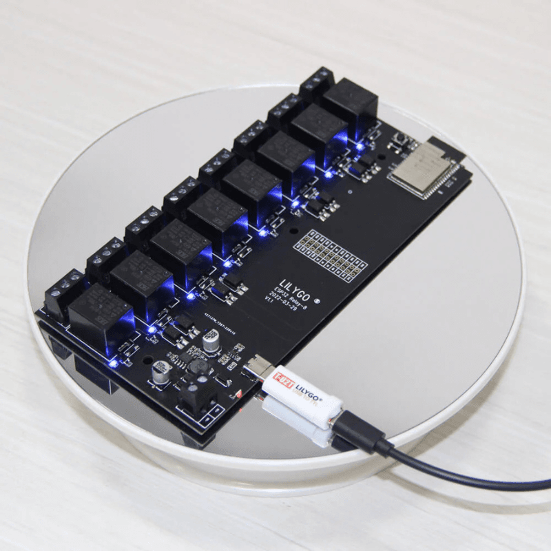 TTGO T-Relay 8ch ESP32 Wireless Module — image 1