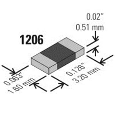1206 SMD chip Resistors 170 Value 1% — image 1
