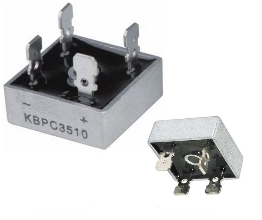 KBPC3510 - Single Phase 35A / 1000V Rectifier Bridge — image 1