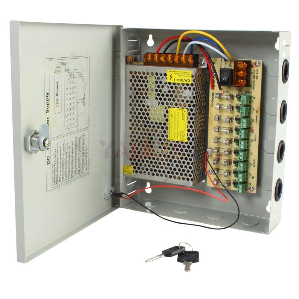 12V 10A, 9 Output For Camera — image 1