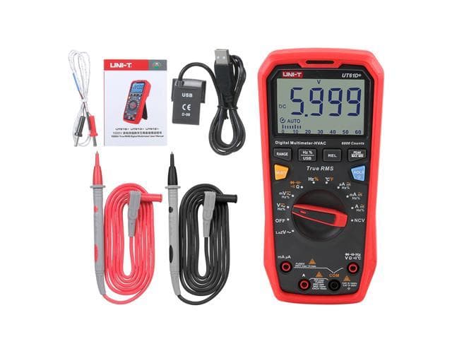 UT61D+ Digital Multimeter True RMS Test Unit DC AC 1000V — image 1